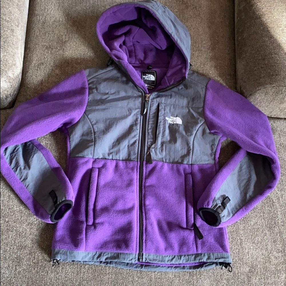 Purple north face Denali jacket
